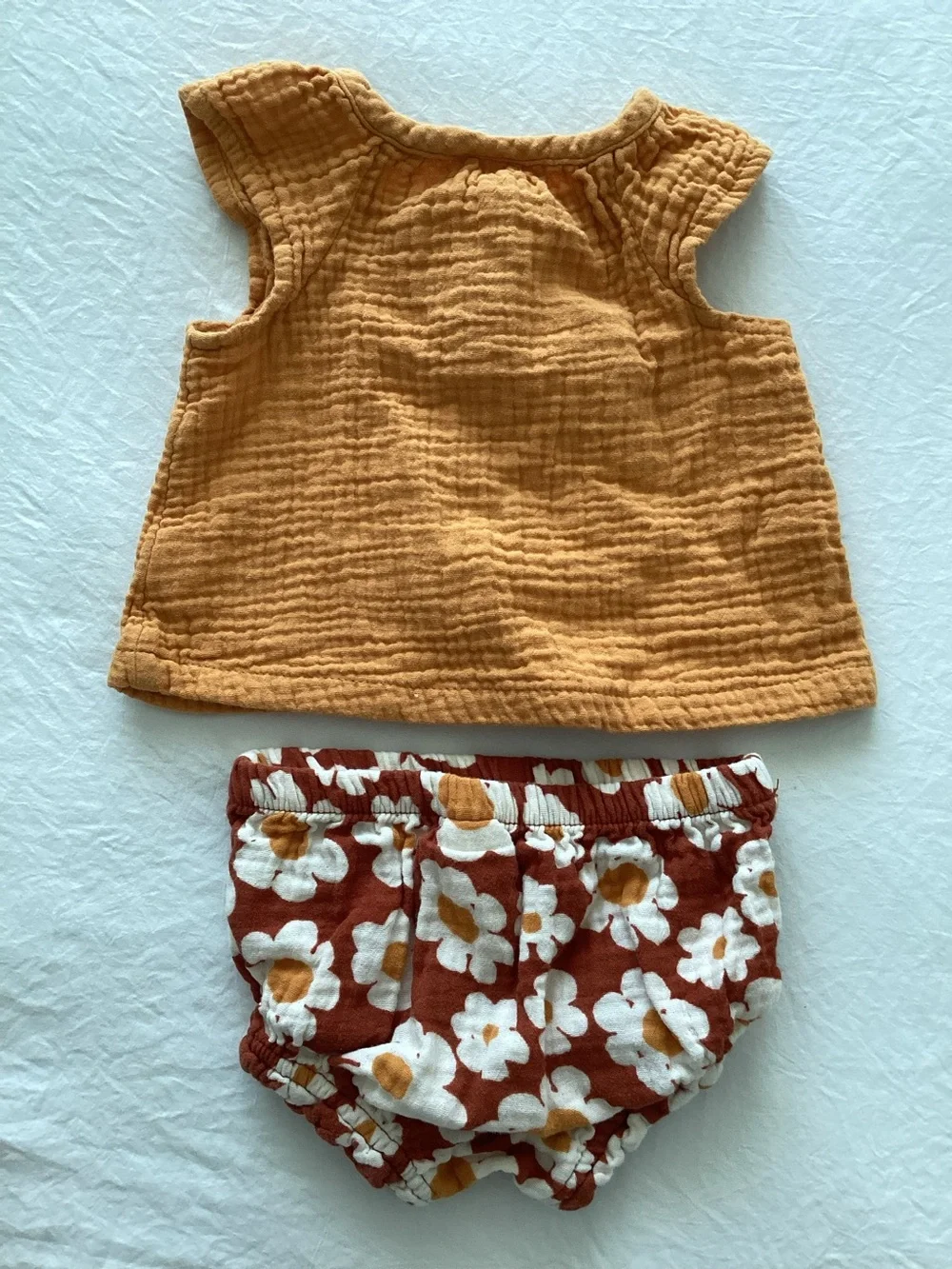 Mixed Baby Girl Bundle - Pink, Mustard, White Floral